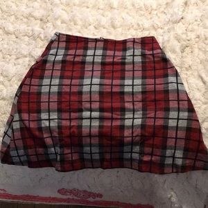 Brand New plaid Reformation skirt.